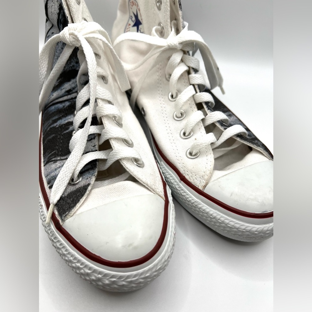 Converse All Star Women's High Top Custom Made Sneakers Fabric-Synthetic 7.5-9.5 - Picture 4 of 14